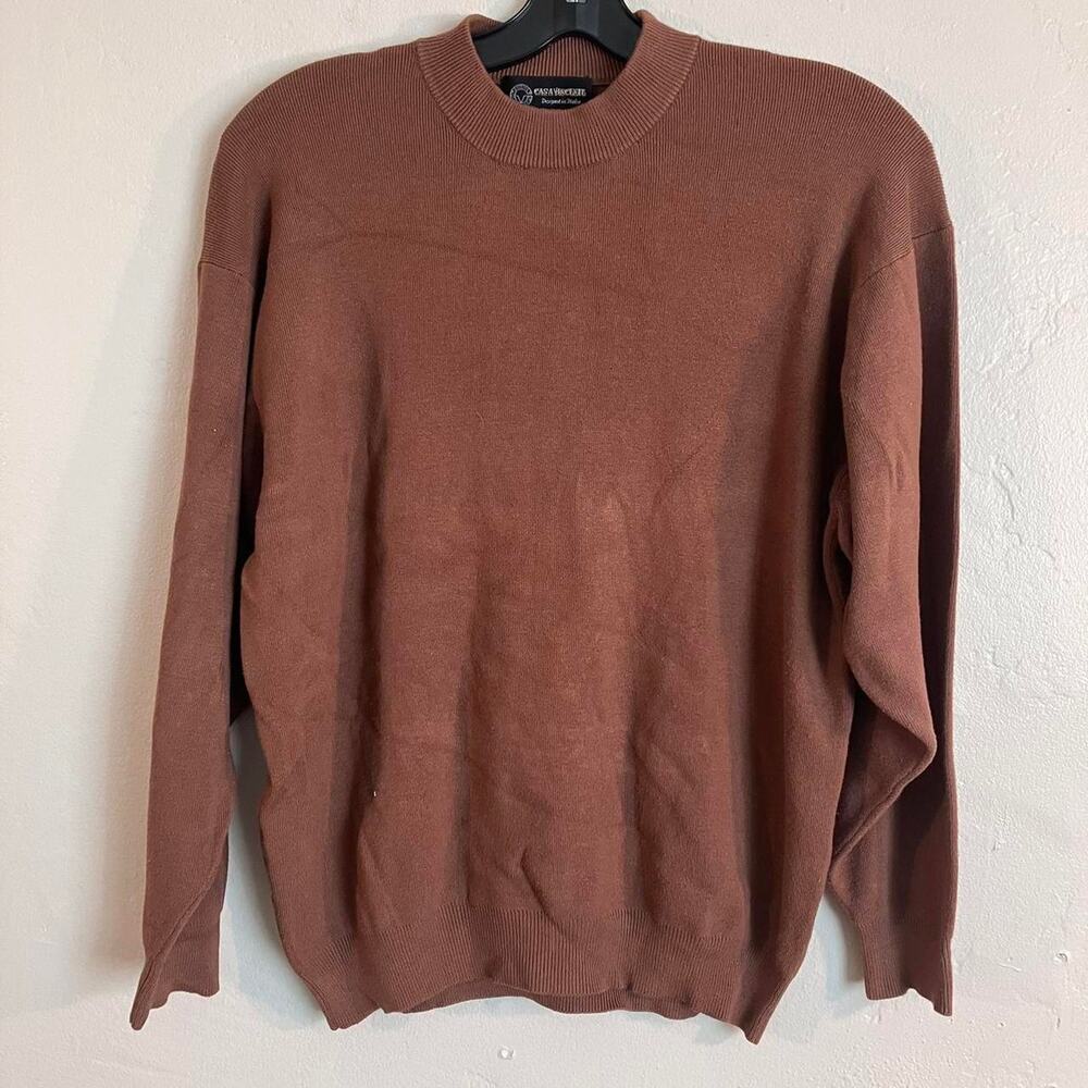 Casa Vincente Brown Wool‎ Blend Pullover Sweater